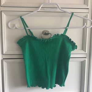 Green tank top from forever 21